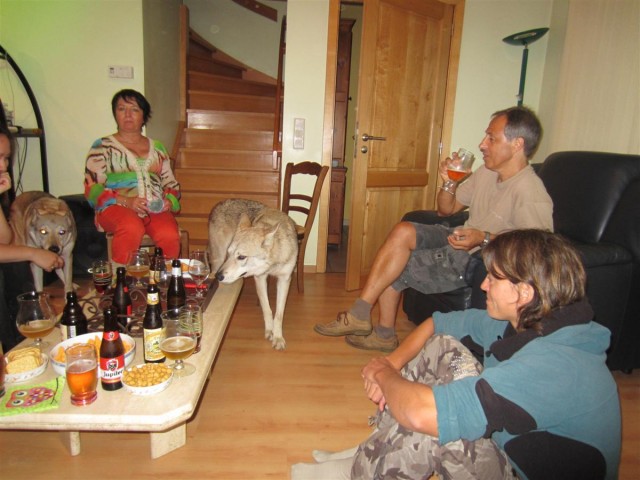 Un bon apéro après quelques centaines de kilomètres