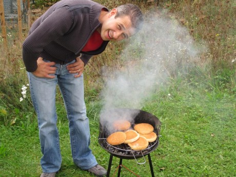 Ca c'est Lionel avec qui j'aime bien jouer à la corde à noeuds